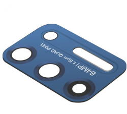 Aftermarket Piese si componente Geam Camera Spate Motorola Moto G9 Plus, Albastru (gcam/MotoG9+/al) - vexio