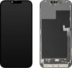 MP Piese si componente Display cu Touchscreen MP compatibil cu Apple iPhone 13 Pro Max, cu Rama, Versiune Soft OLED IC Movable 120Hz FHD, Negru (dis/mp/ai13pm/cu/ve/ne) - vexio