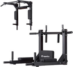 inSPORTline L-Bar Falra Szerelhető Húzódzkodó-Tolódzkodó Kombináció