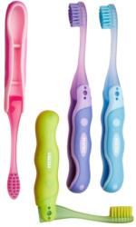 Pesitro Periuță de dinți pentru copii, pentru călătorii Go-Kids, Ultra Soft, 3-5 ani, sortiment