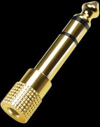 LogiLink Audio adapter, 6, 35 mm-es 3 tűs/M 3, 5 mm-es 3 tűs/F, cink