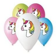 Godan Unikornis mintás lufi - 5 db