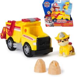 Spin Master Paw Patrol Paw Patrol, Fire Rescue, Rubble, masina cu figurina Figurina