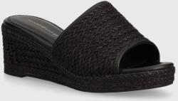 Tommy Hilfiger papuci TH ROPE WEDGE SANDAL PPYH-KLD08L_99X (FW0FW07927)
