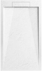 AREZZO design STONE pala hatású öntött márvány zuhanytálca, 120x90 cm-es, fehér (2 doboz) AR-DYT129LW (AR-DYT129LW)