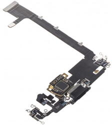 Aftermarket Piese si componente Banda cu Conector Incarcare - Microfon Apple iPhone 11 Pro Max, Negru (bd/alim/iph11promax/n) - pcone