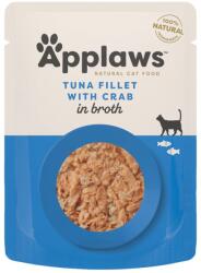 Applaws tasakos eledel macskáknak tonhallal és rákkal, lében 6 x 70 g
