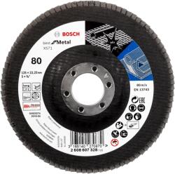Bosch PRO X571 legyezőtárcsa, 125 mm, G80, inoxhoz, fémhez (2.608. 607.328) (2.608.607.328)