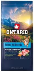 ONTARIO Senior All Breeds Monoprotein Turkey & Sweet Potatoes 2 x 12 kg