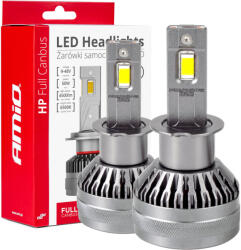 AMiO Led Autólámpák Hp Sorozat Teljes Canbus H3 12v 24v 6500k Amio-03672