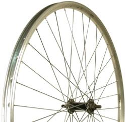 Remerx Remerx-Assess 28-29 colos (622 mm - 700C) trekking első kerék, duplafalú felnivel, csavaros tengellyel, ezüst-fekete