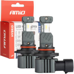 AMiO Led Autólámpák Hibrid Sorozat Hb3 Hir1 H10 6000k Canbus 60w Amio-04117