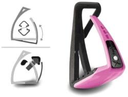 FREEJUMP Biztonsági lovagló kengyelek fekete|rózsaszín