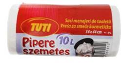 Szemeteszsák, pipere, 10 l, 40 db, "Tuti (13940) - iconink