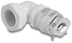 Delock Kábel tömszelence PG21 90 hajlított feszültség mentesítős és hajlítás védelemmel ellátott szürke (60613)