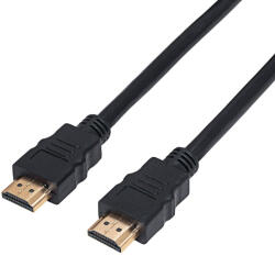 BlackBird HDMI 4K összekötő kábel 1m Apa-Apa - nagy felbontású kép- és hangátvitel, erős csatlakozók, megbízható jelminőség dokkolóhoz, monitorhoz és laptophoz, PC-hez
