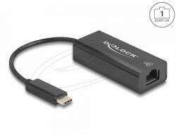 Delock USB 2.0 Type-C adapter 10/100 Mbps LAN-hoz (64306) - dellaprint