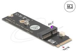Delock Átalakító M. 2 kulcs M apa - M. 2 kulcs E csatlakoztató USB és PCIe modulhoz (64344) - dellaprint