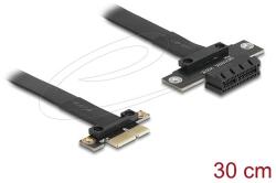 Delock PCI Expressz riser kártya x1 apa - x1 szlot kábellel 30 cm hosszú (81297) - dellaprint