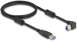 Delock USB 5 Gbps kábel A-típusú apa - B-típusú apa 90 jobbra hajlítva 1 m (81108)