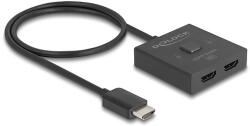 Delock HDMI kapcsoló 2 az 1-ben Kétirányú 8K (18901)