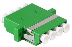 LogiLink Fiber Adapter LC Quad, 12 db, karimával, zöld (FA04LC6)