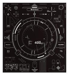 NATEC Tellur 400 110x110 cm Protective Gamer szőnyeg (NDG-2065) - dellaprint