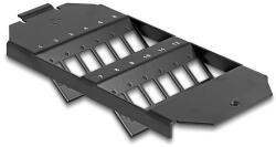 Delock Optikai szálas foglalat 12 portos SC Simplex / LC Duplex párosítókhoz fekete (88162)