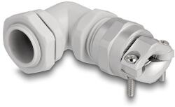 Delock Kábel tömszelence PG11 90 hajlított feszültség mentesítős és hajlítás védelemmel ellátott szürke (60594)