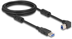 Delock USB 5 Gbps kábel A-típusú apa - B-típusú apa 90 jobbra hajlítva 2 m (81109)