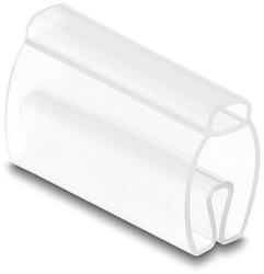 Delock Kábel jelölő 6 mm - 10 mm átmérőjű kábelhez 50 db. Áttetsző (80952)