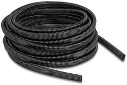 Delock Műanyag kábel védőborítást biztosító ovális alakú hajlékony vezeték 13, 6 x 6, 3 mm - hossza 10 m fekete (60620)