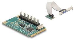 Delock Mini PCIe I/O PCIe teljes méretű 1 x párhuzamos (95275)