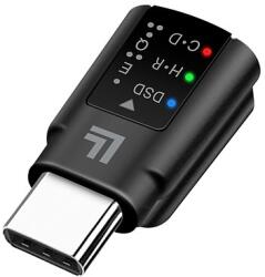 LogiLink USB-C DAC audioadapter EQ-val, USB-C/M 3, 5 mm/F-ig, fekete (UA0424)