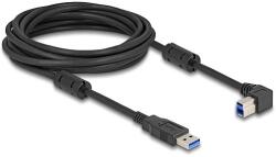 Delock USB 5 Gbps kábel A-típusú apa - B-típusú apa 90 jobbra hajlítva 5 m (81111) - dellaprint
