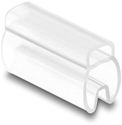 Delock Kábel jelölő 4 mm - 7 mm átmérőjű kábelhez 50 db. Áttetsző (80951)