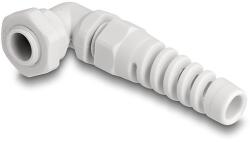 Delock Kábel tömszelence PG7 90 hajlított feszültség mentesítős szürke (60526)