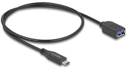 Delock USB 10 Gbps koax kábel USB Type-C apa A-típusú anya 50 cm hosszú (60568)