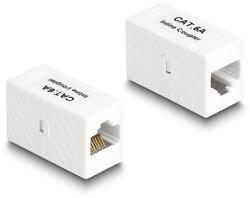 Delock Adapter RJ45 anya - RJ45 anya Cat. 6A UTP, fehér (88134)