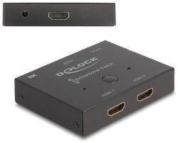 Delock HDMI 2 - 1 kapcsoló kétirányú 8K 60 Hz (18776)