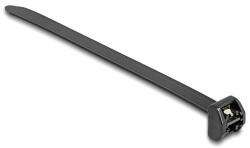 Delock Kábel szorító fémkapoccsal Hx 457 x Sz 12, 7 mm 10 db. Fekete (19730)