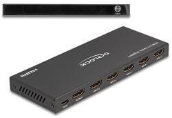 Delock HDMI kapcsoló 5 x HDMI bemenet - 1 x HDMI kimenet 8K 60 Hz (18657)