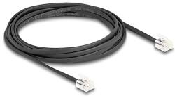 Delock Telefon kábel RJ11 apa - RJ11 apa fekete 3 m (90619)