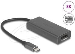 Delock USB Type-C adapter - HDMI / DisplayPort Kombo Port 8K (64316)