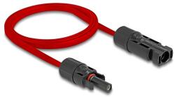 Delock DL4 napelemes lapos kábel apa - anya 1 m piros (60676) - dellaprint