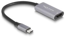 Delock Adapter USB Type-C apa - HDMI anya (DP Alt Mód) 4K 60 Hz HDR és HDCP kiegészítéssel (60020) - dellaprint