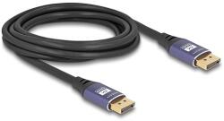 Delock DisplayPort kábel 8K 60 Hz 3 m lila fém (80602) - dellaprint