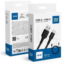 Blue Star Bluestar Type-C kábel 3A, 1m, fekete, DC-001AC3.0 (BS281648)