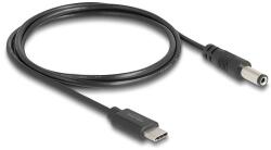 Delock USB Type-C tápkábel - DC 5, 5 x 2, 1 mm méretű apa 1 m (85397)