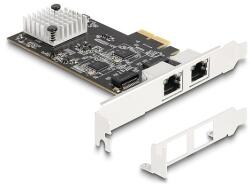 Delock PCI Express x2 kártya - 2 x RJ45 5 Gigabit LAN (81261)